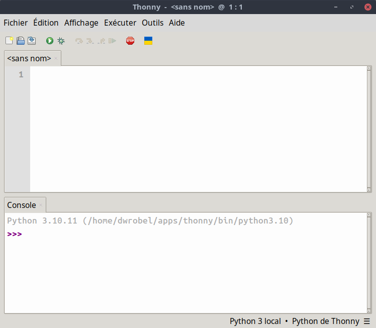Premiers pas avec Python